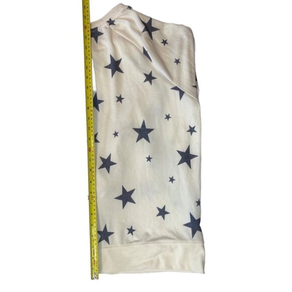 GRAYSON/THREADS  Women's Starry Sweatshirt Size XXL White Grey Stretch Soft - Picture 7 of 9
